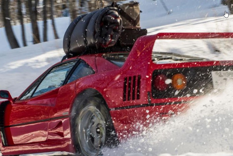 Τι γυρεύει μια Ferrari F40 στα χιόνια; [video] - Φωτογραφία 1