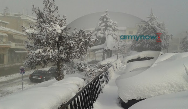 Η επέλαση του χιονιά στην Ελλάδα και τις Ένοπλες Δυνάμεις - Φωτογραφία 3