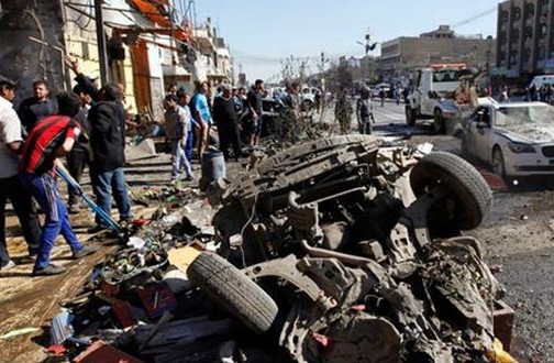 Δώδεκα νεκροί από έκρηξη παγιδευμένου οχήματος στη Βαγδάτη - Φωτογραφία 1
