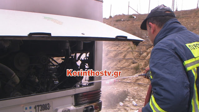 Βίντεο και φωτό από τη φωτιά στο λεωφορείο που μετέφερε 45 άτομα από τη ΣΣΕ - Φωτογραφία 6