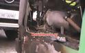Βίντεο και φωτό από τη φωτιά στο λεωφορείο που μετέφερε 45 άτομα από τη ΣΣΕ - Φωτογραφία 4