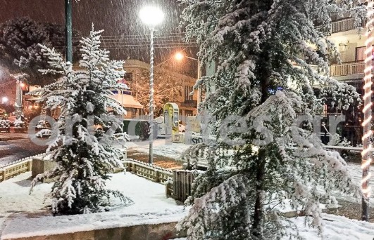 Κατάλευκο, μαγευτικό τοπίο: Απίστευτη χιονόπτωση στη Νέα Φιλαδέλφεια! - Φωτογραφία 1