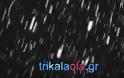 Βίντεο από την σφοδρή χιονόπτωση τα ξημερώματα στα Τρίκαλα