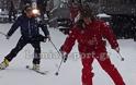 Λαμία: Δείτε να κάνουν σκι στο κέντρο της πόλης - Φωτογραφία 5