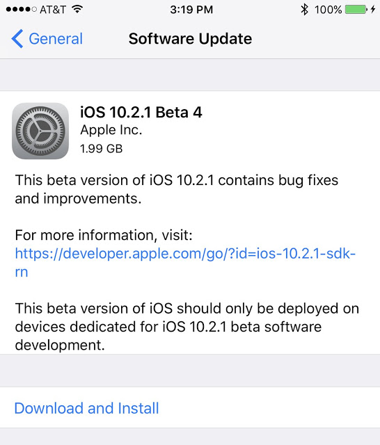 Κυκλοφόρησε η τέταρτη beta του ios 10.2.1 - Φωτογραφία 3