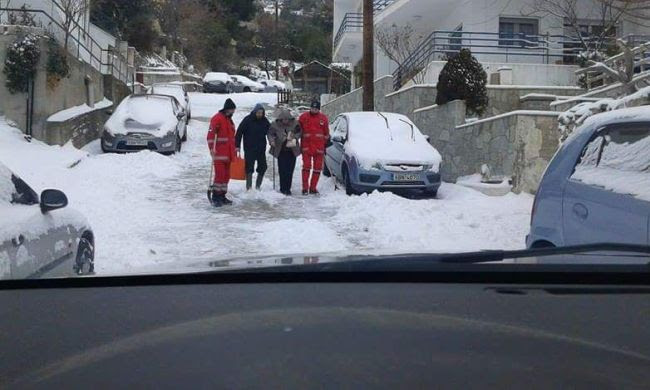 Επί ποδός η Ελληνική Ομάδα Διάσωσης τις ημέρες του παγετού - Φωτογραφία 3