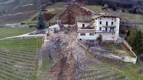 Γιγάντιος βράχος έσπειρε την καταστροφή στο διάβα του [video] - Φωτογραφία 5