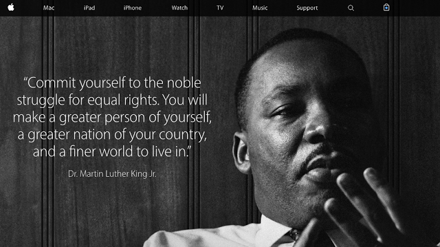 Η Apple τιμά την μνήμη του Martin Luther King - Φωτογραφία 1