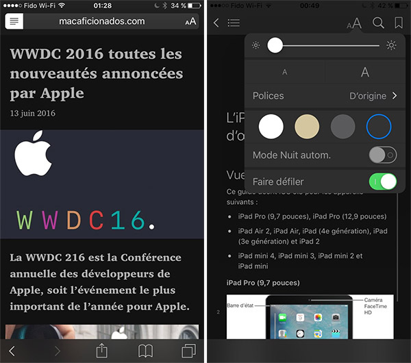 Πως να ενεργοποιήσετε το σκοτεινό περιβάλλον στο Safari της συσκευή σας - Φωτογραφία 2