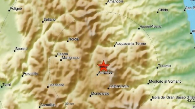 Σεισμός 5,4 Ρίχτερ κοντά στην Ρώμη - Φωτογραφία 1