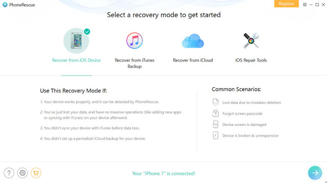 PhoneRescue : ένα ισχυρό εργαλείο για να ανακτήσει τα διαγραμμένα στοιχεία από το iPhone και το iPad σας - Φωτογραφία 5
