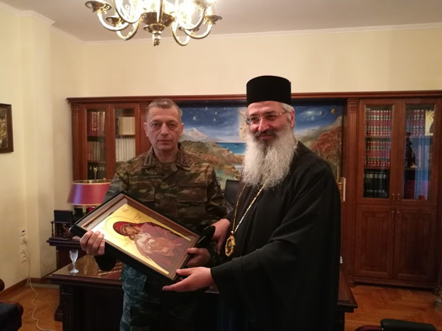 Επίσκεψη του νέου Αρχηγού ΓΕΣ Αλκιβιάδη Στεφανή στον Μητροπολίτη Αλεξανδρουπόλεως - Φωτογραφία 1