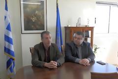 Συνάντηση του Δημάρχου Ιερής Πόλης Μεσολογγίου Ν. Καραπάνου με τον επικεφαλής της Κοινοβουλευτικής Ομάδας «Το Ποτάμι» Σταύρο Θεοδωράκη