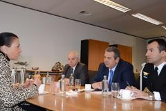 Συνάντηση ΥΕΘΑ Πάνου Καμμένου με την πρόεδρο της Μονάδας Δικαστικής Συνεργασίας της Ευρωπαϊκής Ένωσης (Eurojust) Michèle Coninsx στη Χάγη