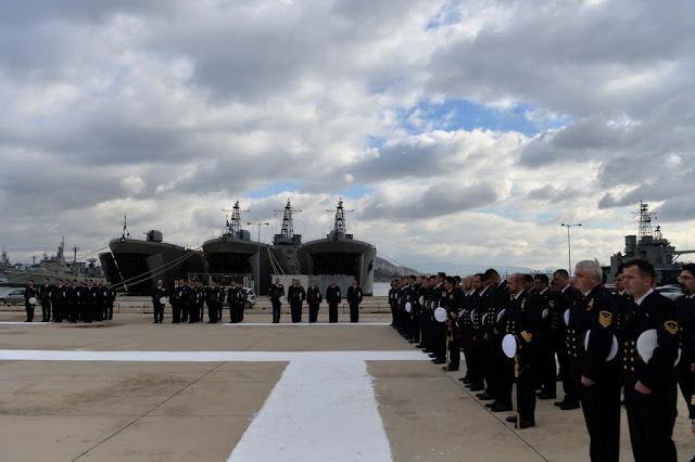 Παρουσία ΥΕΘΑ Πάνου Καμμένου στην τελετή παράδοσης - παραλαβής καθηκόντων Αρχηγού Στόλου - Φωτογραφία 5