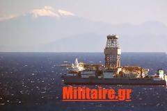 Πλοίο γεωτρήσεων-μυστήριο κοντά στα παράλια της Ρόδου! Φωτογραφίες