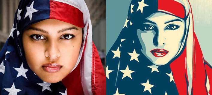 Ποια είναι η πανέμορφη μουσουλμάνα που έγινε σύμβολο της εξεγερμένης Αμερικής - Φωτογραφία 1
