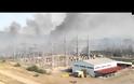 Συνεχίζεται η φωτιά στην Στράτου και η διακοπή ρεύματος [Video & Photo]