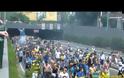 Η απίστευτη πορεία των οπαδών της Μπόκα !  (vid)
