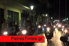 Πάτρα - τώρα: Μηχανοκίνητο συλλαλητήριο από τους εργαζόμενους του Δήμου [video]