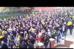 «Κίτρινη» απόβαση στην Μαδρίτη (vid)