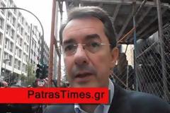 Πάτρα: Συμβολικός αποκλεισμός του Δικαστικού Μεγάρου από τους δικηγόρους (φωτό και βίντεο)