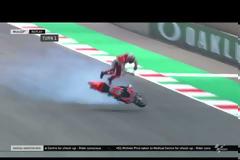 Τρόμος στο Moto Gp: Αναβάτης εκτοξεύεται και πέφτει στο έδαφος με ταχύτητα 350 χλμ/ώρα! [video]