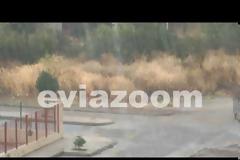 Ξαφνικό μπουρίνι έπληξε την Χαλκίδα - «Αυλαία» με ουράνιο τόξο (ΦΩΤΟ & ΒΙΝΤΕΟ)