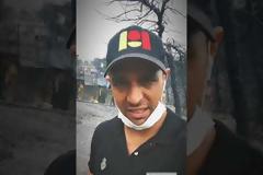 Εθελοντής στο Μάτι ο Σάββας Πούμπουρας! Δίνει το παράδειγμα στους επώνυμους...