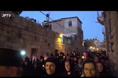 Κάθοδος της εικόνας της Θεοτόκου στη Γεθσημανή – Πλήθος κόσμου στη λιτανεία (βίντεο)