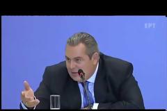 Καμμένος εμπαίζει Θεσσαλονικείς: Δεν υπάρχει εγκληματικότητα αλλοδαπών - Αυτά είναι κακοήθειες της Χρυσής Αυγής! Βίντεο