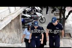 Λαμία: Ενώπιον του Ανακριτή ο 34χρονος που κρατούσε με τη βία τη Γαλλίδα [video]