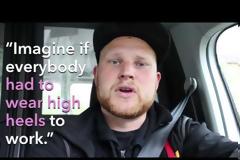 Ο οικοδόμος που φορά... γόβες! [video]