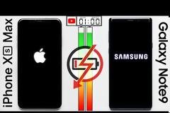 Συγκριτικό: Η μπαταρία του IPhone XS ήταν ασθενέστερη από το Samsung Galaxy Note 9