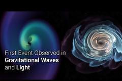 Βαρυτικά κύματα από συγχώνευση [δυο άστρων νετρονίων] που διαμόρφωσε ένα μεγαλύτερης μάζας άστρο νετρονίων