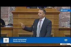 Χαμός στη Βουλή - Σφοδρή επίθεση Κασιδιάρη στην Επιτροπή για την Μακεδονία με αποχώρηση Βούτση [Βίντεο]