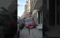 Τρελό τροχαίο στη Θεσσαλονίκη – Χτύπησε 2 ΙΧ και «μπήκε» σε μαγαζί! (VIDEO)