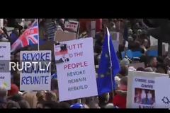 Brexit-Λονδίνο: Μεγάλη διαδήλωση για τη διεξαγωγή νέου δημοψηφίσματος