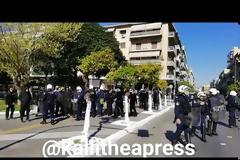 Ένταση με τραυματισμούς στην Καλλιθέα πριν την παρέλαση...