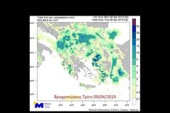 Συνεχίζονται οι βροχές – Σχεδόν 3.000 κεραυνοί έπεσαν τη Δευτέρα