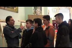 Ιερά Μητρόπολη Γρεβενών: Μεγάλο το μαθητικό ενδιαφέρον στην Έκθεση Ζωγραφικής του ιερομονάχου Αναστασίου με θέμα: «Από την Πόλη στον Άθω» (εικόνες +video)