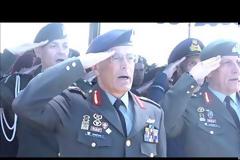 Συγκίνηση! Ο ΑΓΕΣ Αντγος Γεώργιος Καμπάς, οι Αντγοι Φλώρος, Λαλούσης, Μπονώρας και η Αρχιλοχίας Πλεξίδα ψάλουν τον Εθνικό Ύμνο