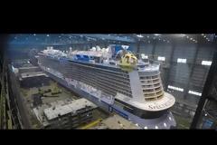 Στον Πειραιά το εντυπωσιακό κρουαζιερόπλοιο «Spectrum of the Seas»  ΒΙΝΤΕΟ