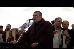 Ο Νίκος Χειλαδάκης μιλάει σε συγκέντρωση κατά του φακελώματος, (τσιπ), του πολίτη στην Θεσσαλονίκη (βίντεο)