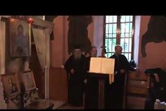 Με σεμνότητα τα ονομαστήρια του Γρεβενών Δαβίδ στη Μονή Πετράκη (εικόνες +video)