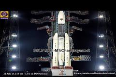 Chandrayaan-2: Η Ινδία εκτόξευσε τη δεύτερη αποστολή της στη Σελήνη (video)