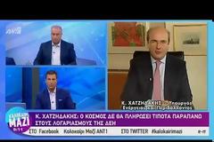 Χατζηδάκης: Στα πρόθυρα της χρεοκοπίας η ΔΕΗ