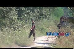 ΒΙΝΤΕΟ - Η στιγμή που πυροτεχνουργοί εξουδετέρωσαν βλήμα πυροβόλου στα Τρίκαλα