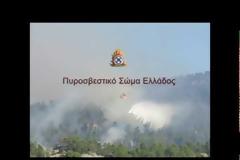 Εύβοια: Μάχη με τις φλόγες και τις αναζωπυρώσεις