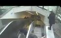 Σοκαριστικό βίντεο: Κυλιόμενες σκάλες καταπίνουν -κυριολεκτικά- έναν άνδρα (video)